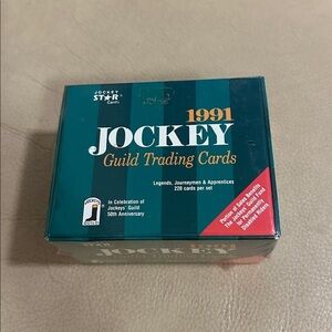 SALE {5/$25} 📦 Horse Racing Trading Cards Jockey Guild 1991 - NWT